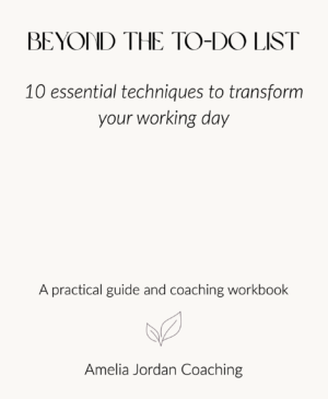beyond the to do list