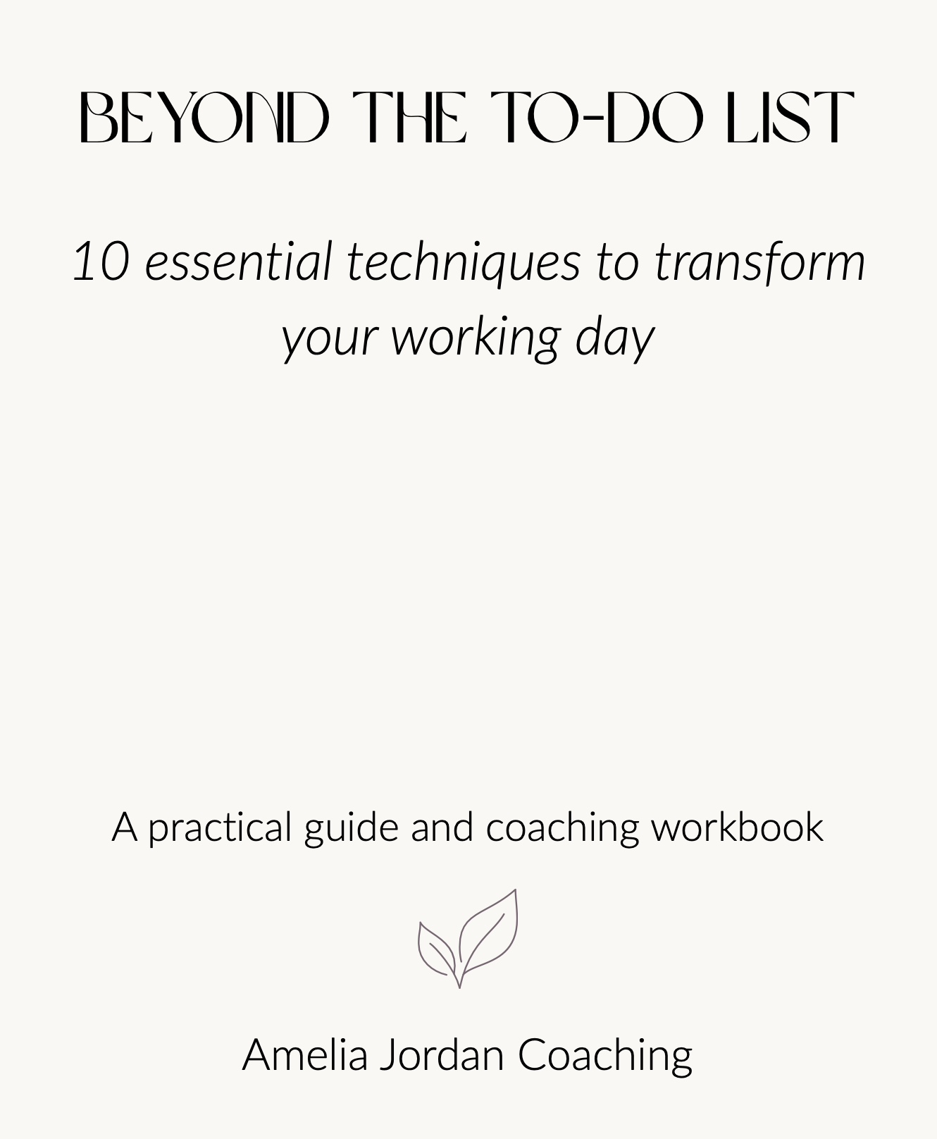 beyond the to do list beyond the to do list